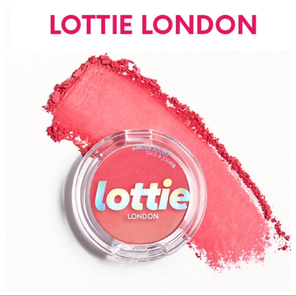 LOTTIE LONDON BLUSH IN RED HOT NWT